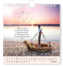 New Postkarten Kalender, 2025, Lebenszeichen Kalender & Planer|Weihnachtsgeschenke
