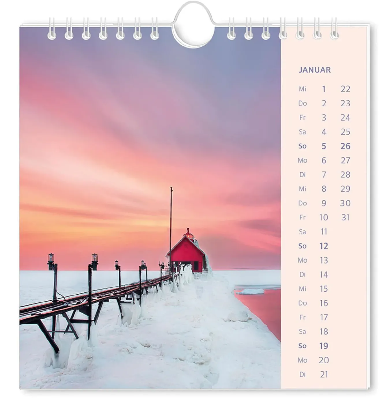 Discount Postkarten Kalender, 2025, Lichtblicke Kalender & Planer|Weihnachtsgeschenke