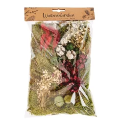 Outlet Potpourri Winterwald, Rot/natur Adventskränze & Zubehör|Weihnachtsdeko