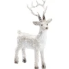 Discount Rentier Schnee, Stehend, 12.5 Cm Figuren|Weihnachtsdeko