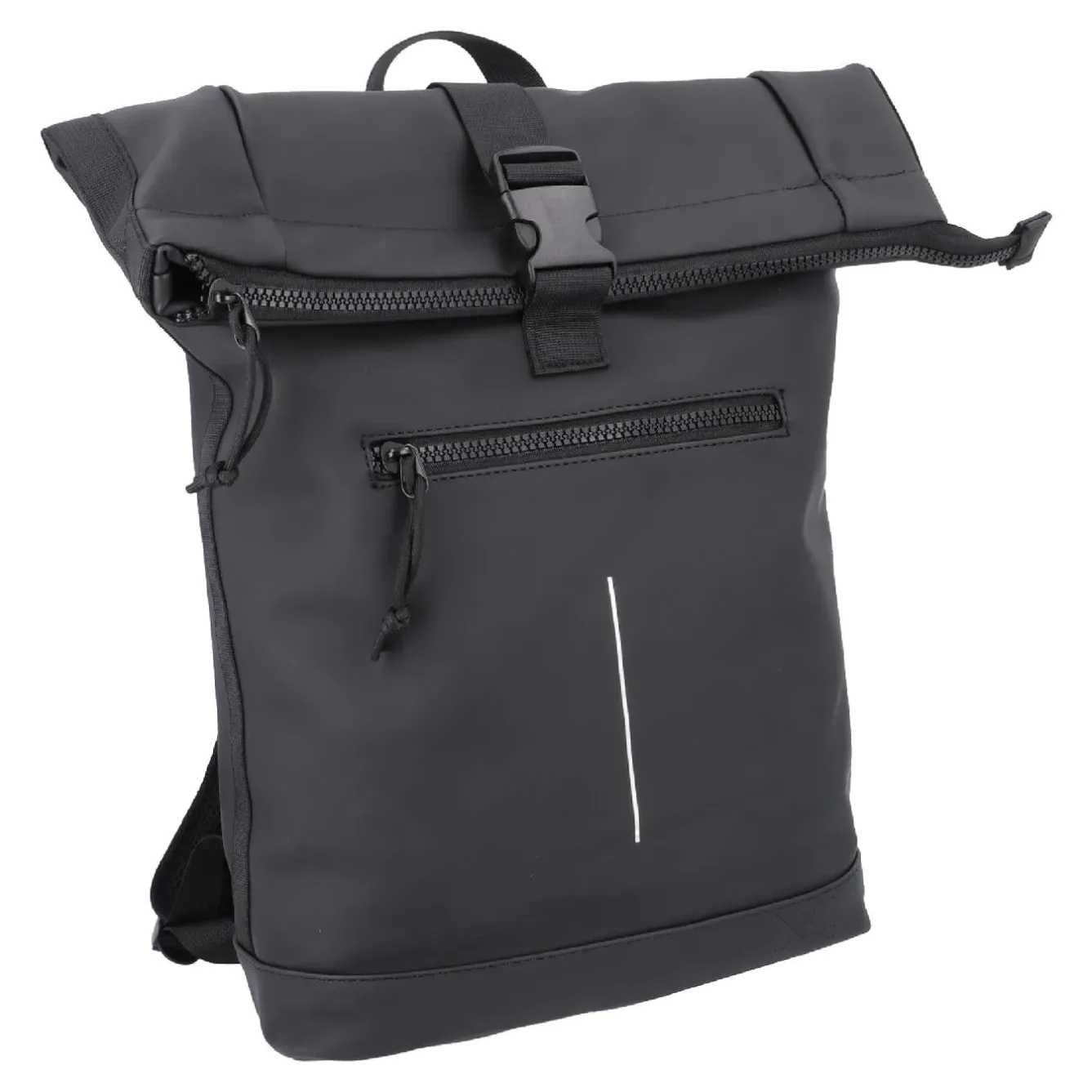 Online Rucksack Rolltop Mit Reflektor, Schwarz, 16 Liter Geschenkideen|Reisen