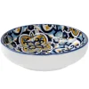 Outlet Schale China, Flach, Blau/gelb, 9 Cm Küche