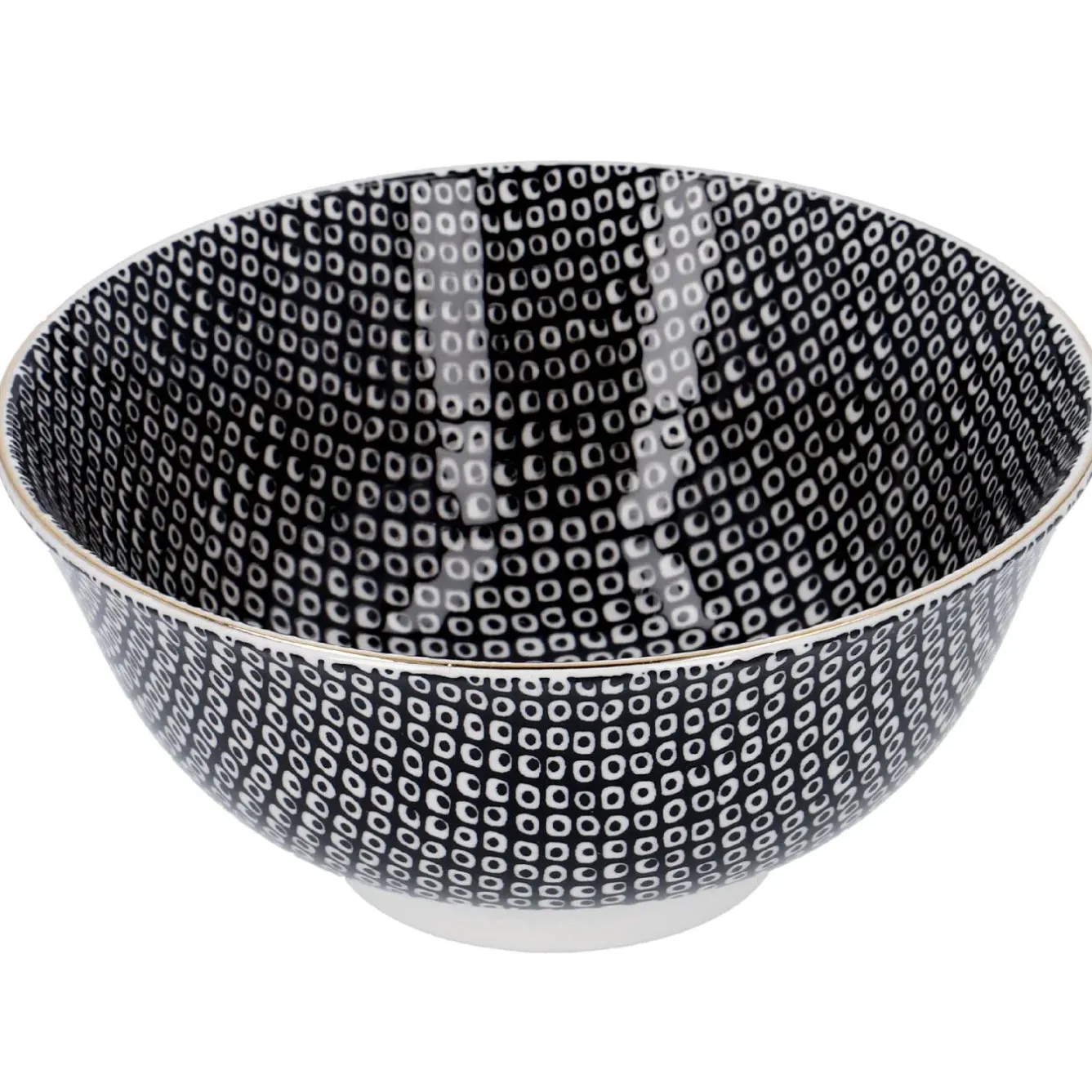 Best Schale China, Groß, Schwarz/weiß, Perlen Jga|Küche
