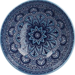 Online Schale China, Hoch, Blau/hellblau, 9.5 Cm Küche