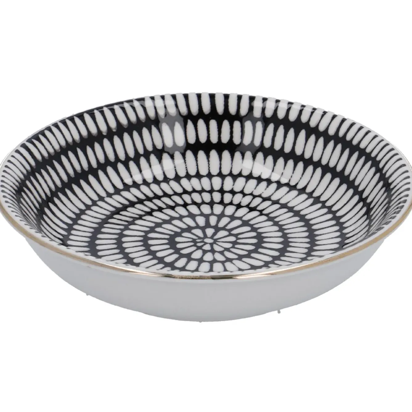 Clearance Schale China, Klein, Schwarz/weiß, Stäbchen/Kreis Shop The Geschenk|Küche