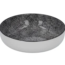 Clearance Schale China Mit Rand, Striche, Schw/wss, 17 Cm Jga|Küche