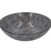 Clearance Schüssel China, Flach, Striche, Schw/wss, 23 Cm Jga|Küche