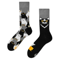 Hot Socken, Black Cat, Gr. 43-46 Geschenkideen|Fashion
