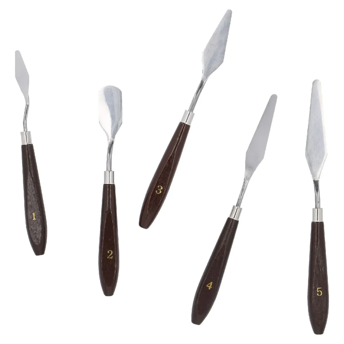 Spachtel-Set Natur, 5 Teile Malereibedarf