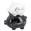 Online Spardose 2er Schwein, Rente/Shopping Deko-Objekte