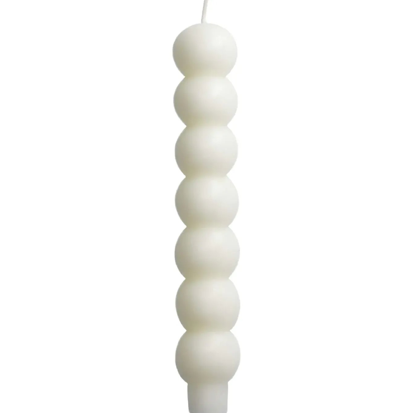 Discount Stabkerze Bubbles, Wollweiß, 3 X 18.5 Cm Kerzen & Kerzenständer|Weihnachtskerzen