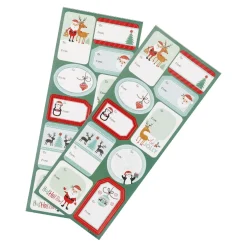 Best Sticker-Set Xmas, Santa/grün Adventskalender|Geschenkverpackungen