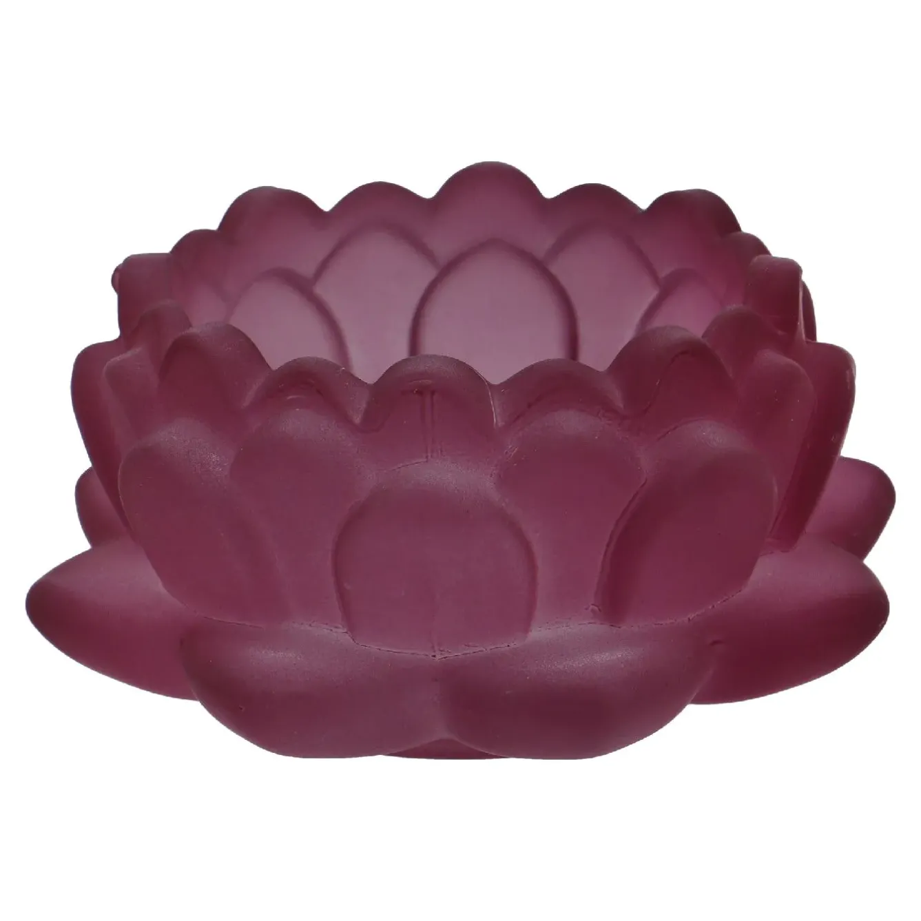Online Teelichthalter Lotus, Lila, 9 X 4.3 Cm Windlichter & Laternen|Kerzen & Kerzenständer