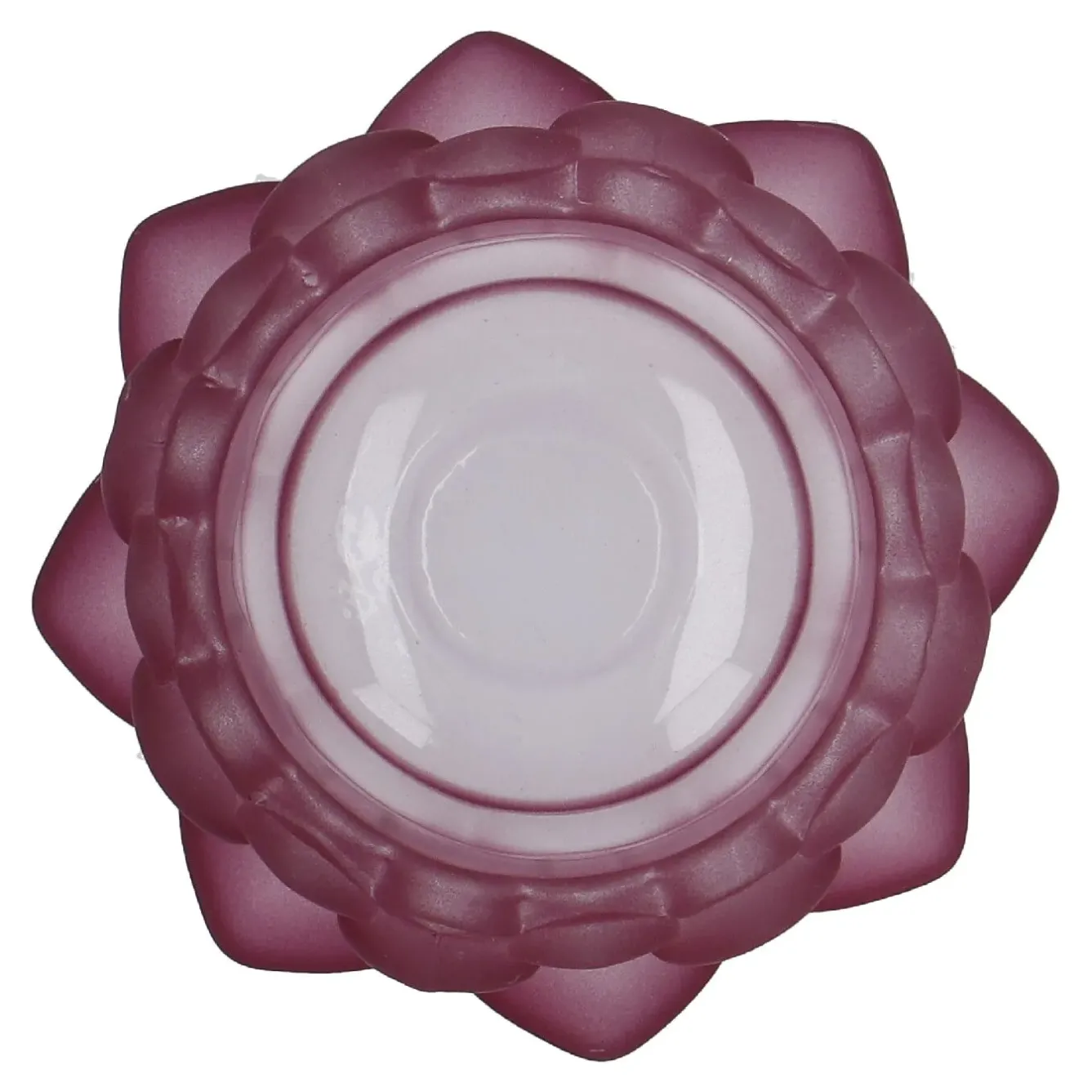 Online Teelichthalter Lotus, Lila, 9 X 4.3 Cm Windlichter & Laternen|Kerzen & Kerzenständer