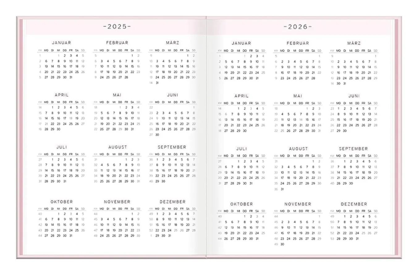 Discount Terminplaner Lady, 2025, Mein Happiness-Planer Kalender & Planer