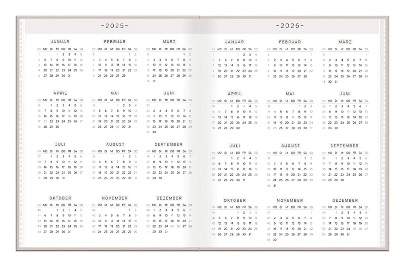 Discount Terminplaner Lady, 2025, Neues Jahr Neues Ich Kalender & Planer