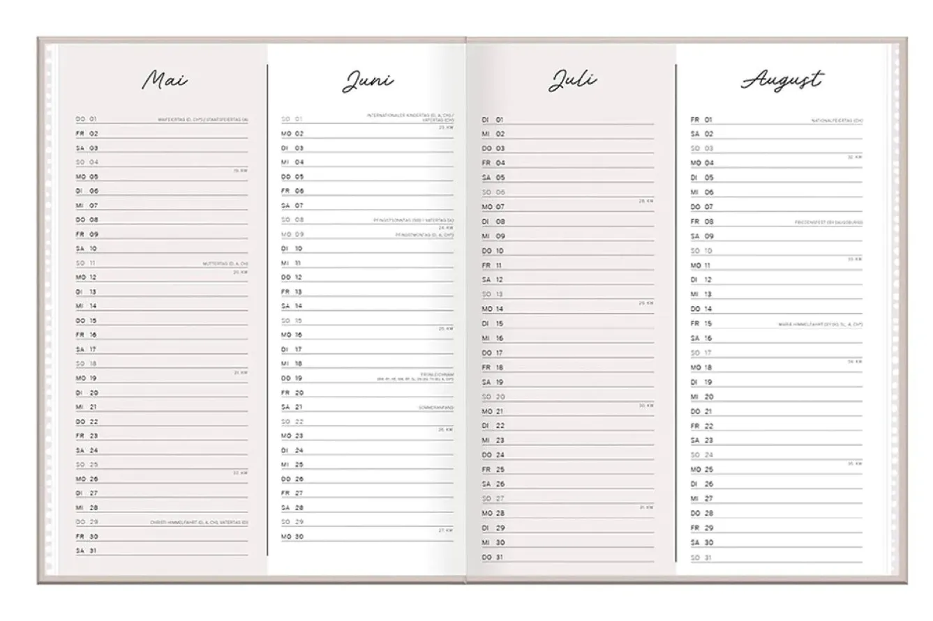 Discount Terminplaner Lady, 2025, Neues Jahr Neues Ich Kalender & Planer