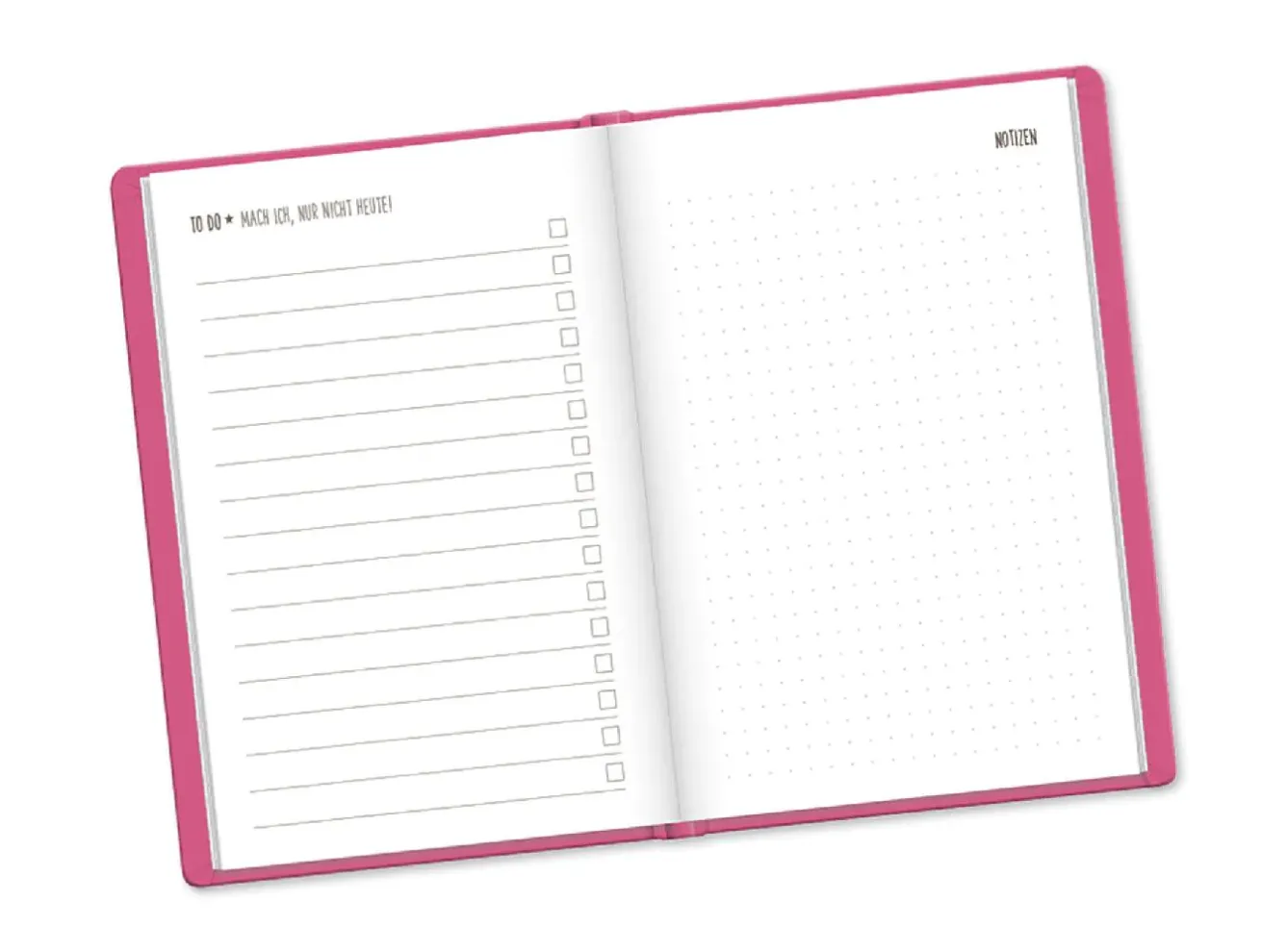 Terminplaner Lederlook, 2025, Pink Kalender & Planer|Weihnachtsgeschenke