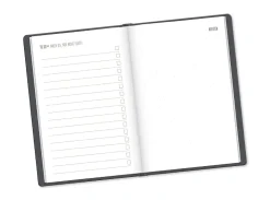 Hot Terminplaner Lederlook, 2025, Schwarz Kalender & Planer|Weihnachtsgeschenke