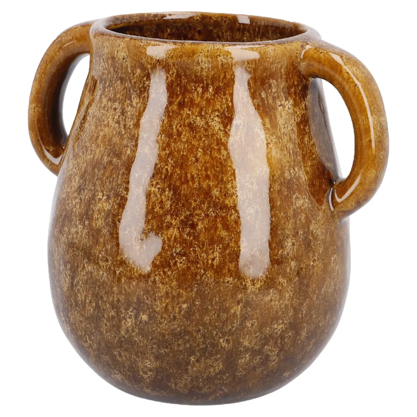 Sale Vase Krug Mit Griffen, Braun, 14.5 Cm Vasen & Kunstblumen|Herbstdeko