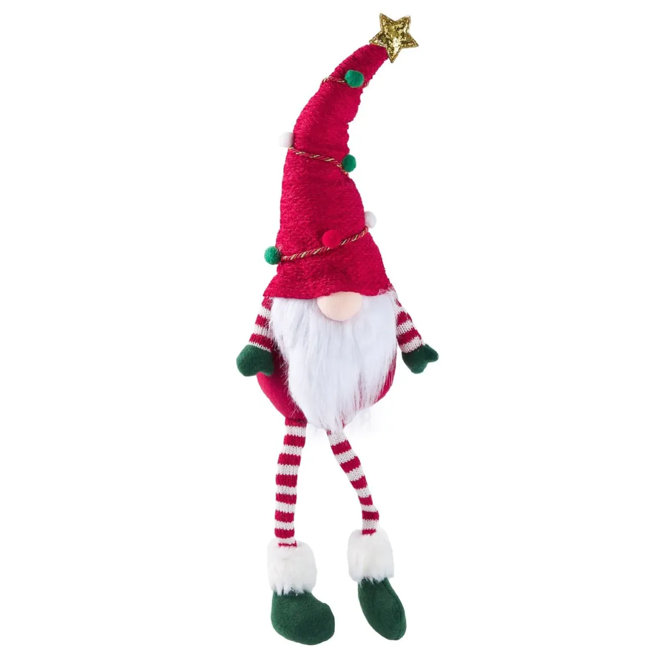 Best Wichtel Mit Pompom, Rot, 55 Cm Weihnachtsdeko