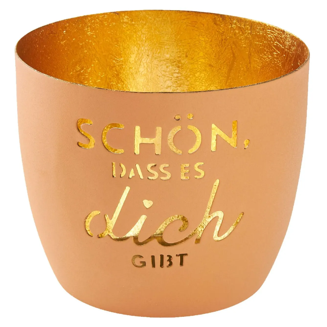 Clearance Windlicht Spruch, Schön/orange, 10 X 8.5 Cm Windlichter & Laternen
